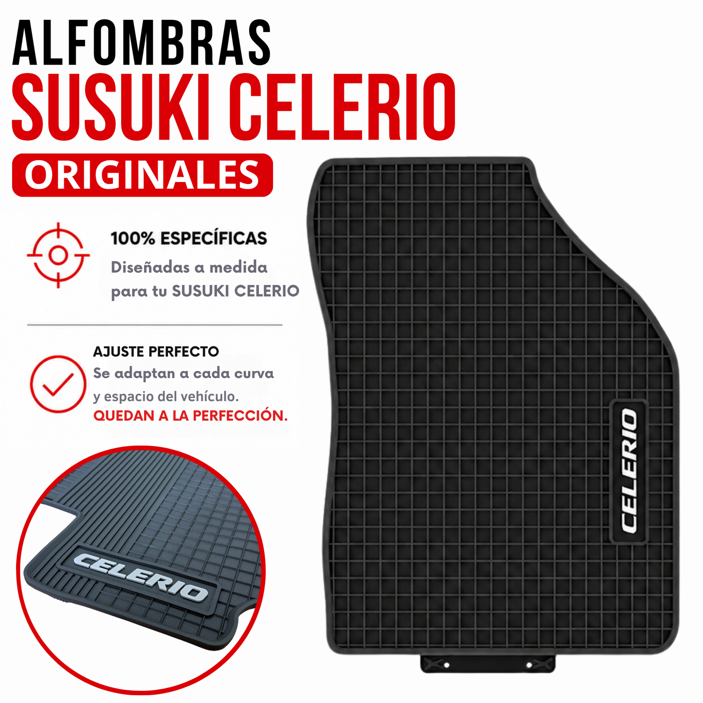 Juego Alfombra Auto Susuki Celerio Especificas Originales