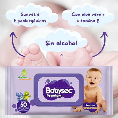 Toallitas Toallas Húmedas Hipoalergénicas Para Bebe Y Niños X45