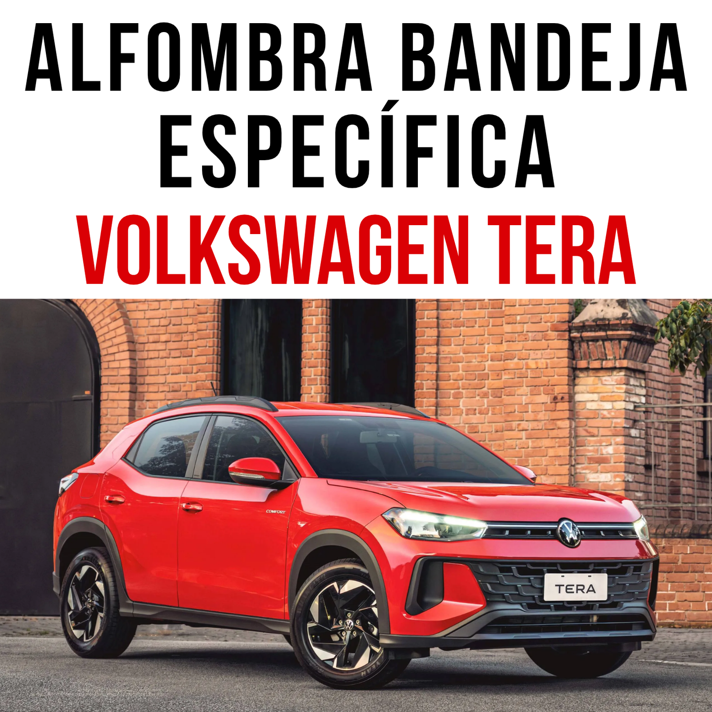 Alfombra Volkswagen Tera Bandeja Rígida 5d Bandeja De Piso Set alfombras TPE