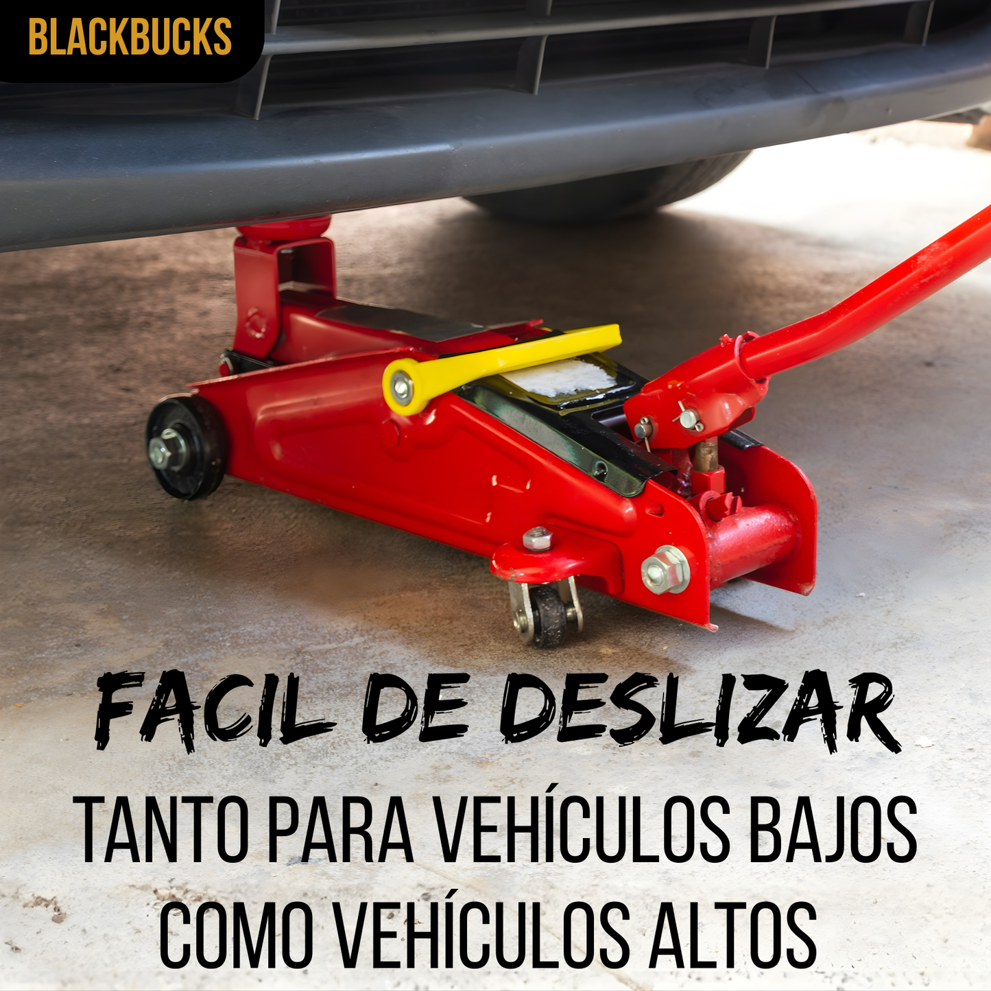Gato De Carro Hidráulico Para Auto 2 Toneladas Carrito Móvil