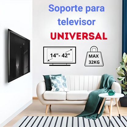 Soporte Tv Televisores De 14 A 42 Pulgadas Fijo Universal Tv