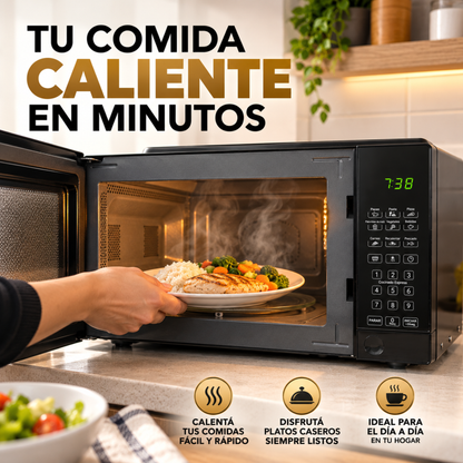 Horno Microondas Digital Para Cocina Xion 20l 700w Negro