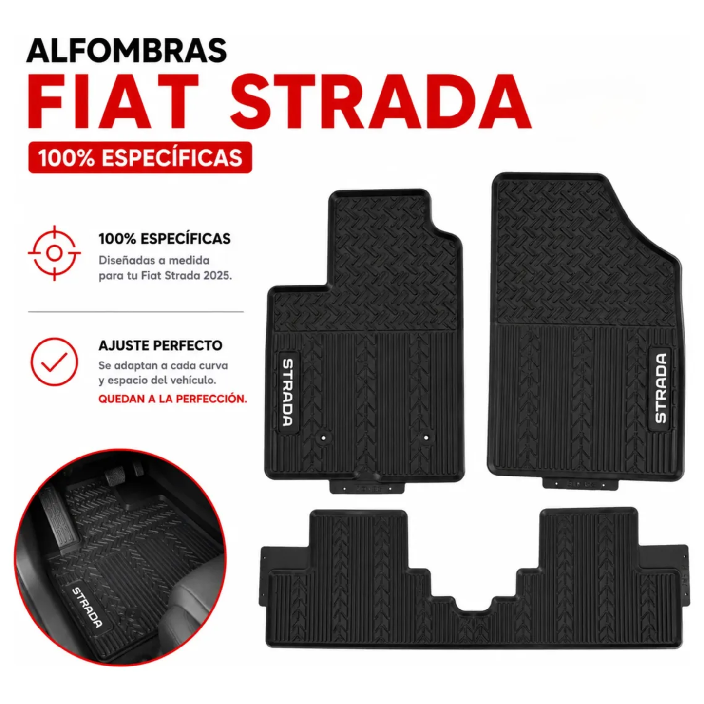 Alfombras Fiat Strada Juego Original Alfombras Especificas