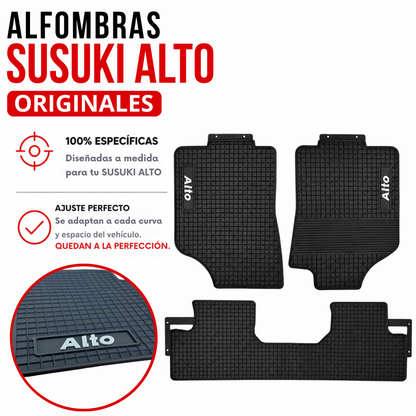Juego Alfombras Susuki Alto 3 Piezas Especificas Originales