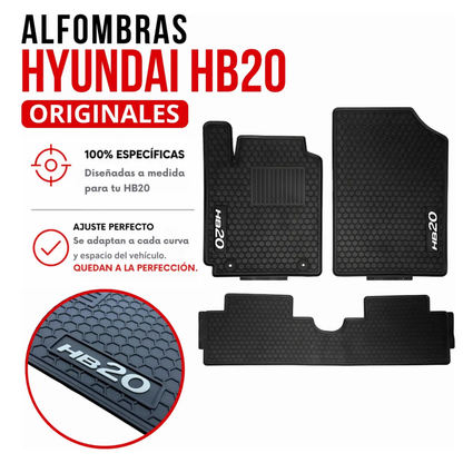 Juego Set Alfombras Hyundai Hb20 Especificas Originales