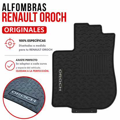 Juego alfombras auto Renault Oroch específicas originales