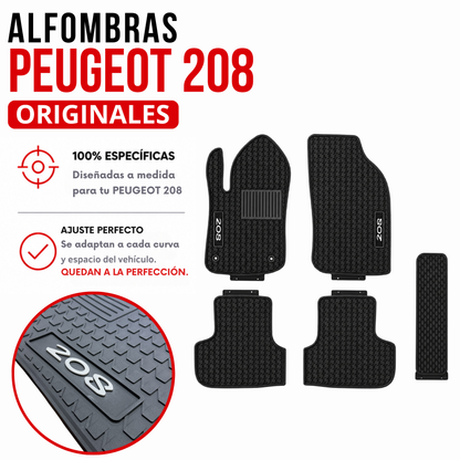 Alfombras Peugeot 208 Juego Alfombras Originales En Goma