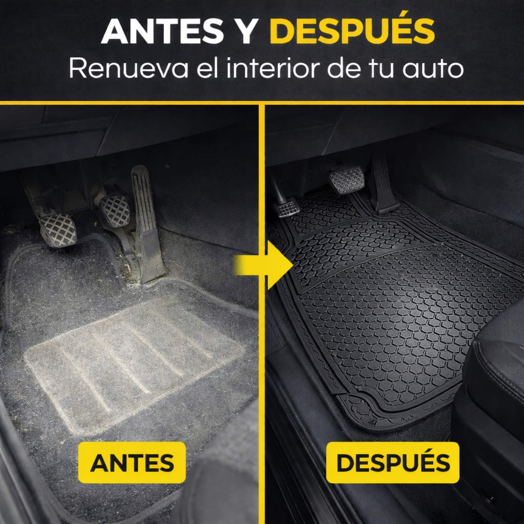 Juego Alfombras Universales Auto