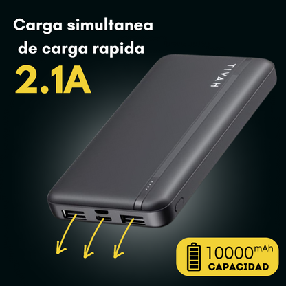 Power Bank Batería Externa Portátil Usb-c De Carga Rápida