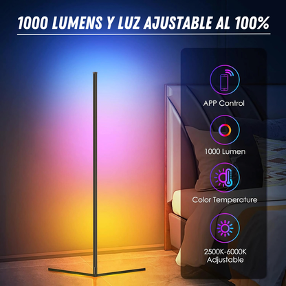 Barra Tira Led Rgb Esquinera Lampara Luces Ambilight Wifi Bt