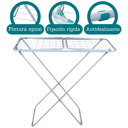 Tendedero Ropa Mor EXTRA GRANDE Tender Plegable Exterior