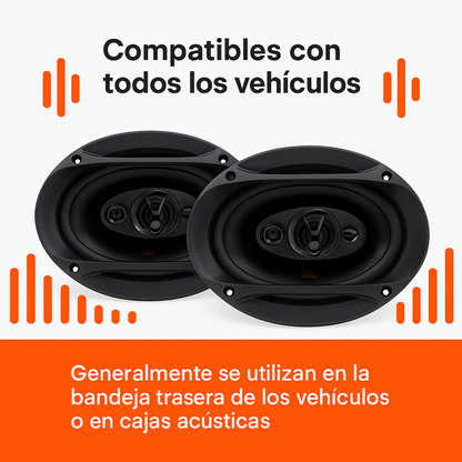 Par Parlantes Jbl Flex Altavoces 6x9 Pulgadas Juego 220w Rms