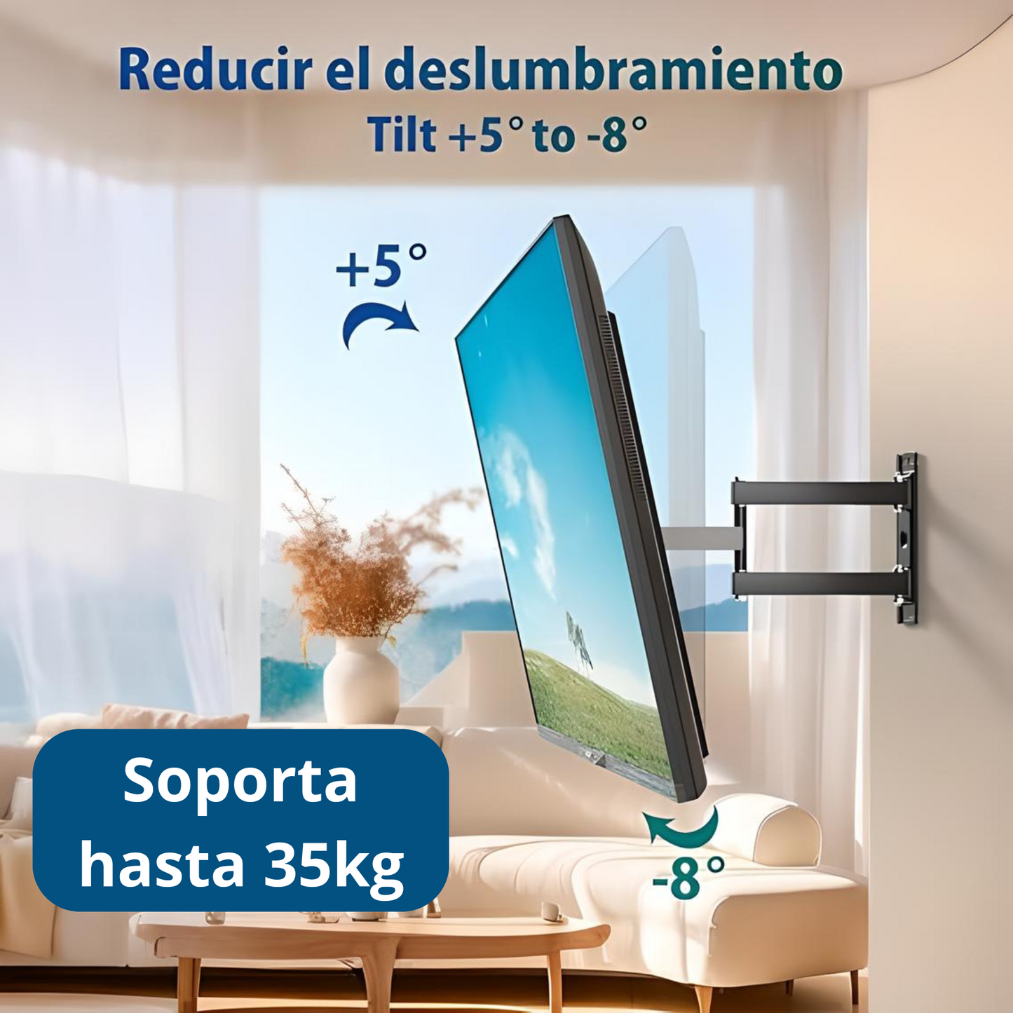 Soporte de tv extensible 26" a 55"