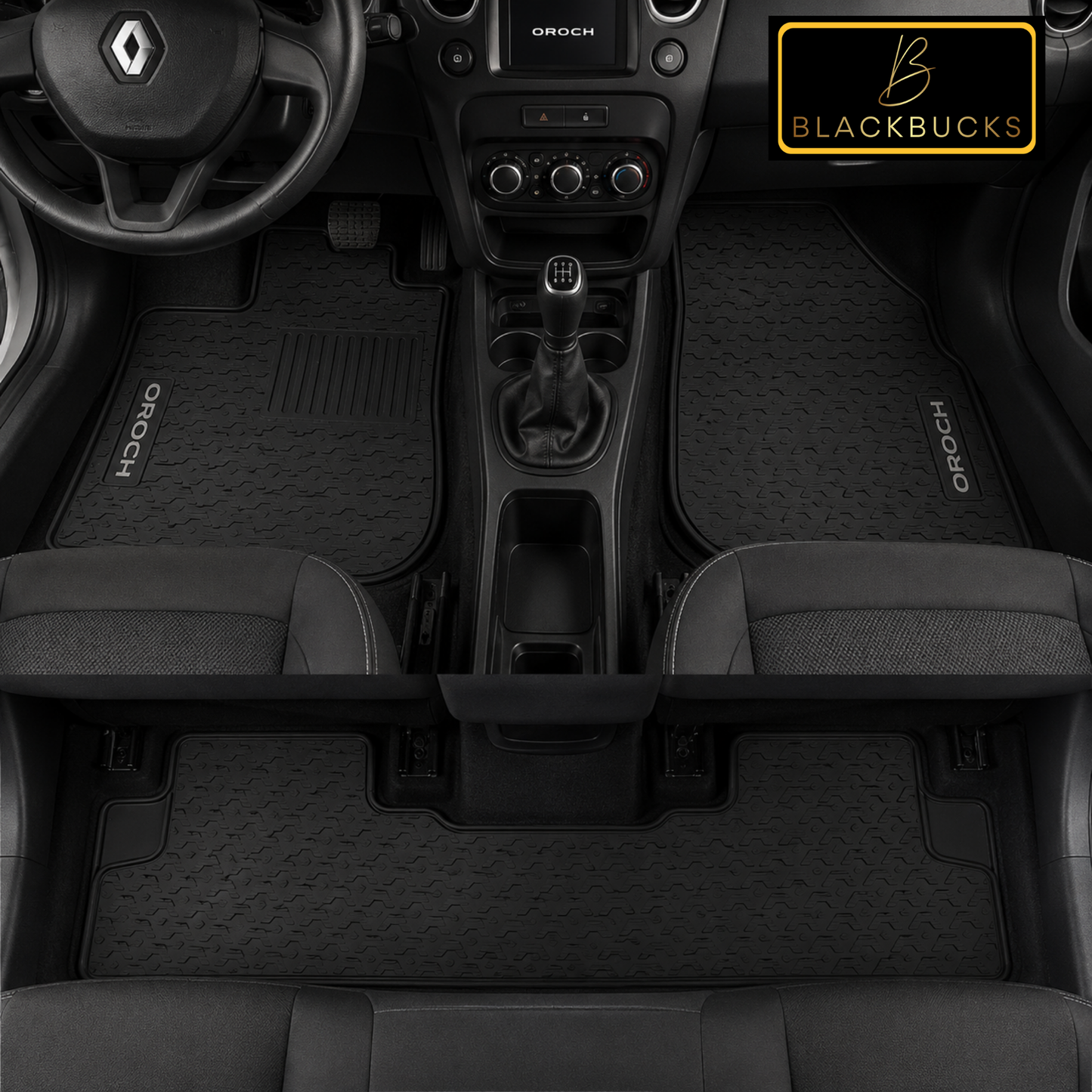 Juego alfombras auto Renault Oroch específicas originales