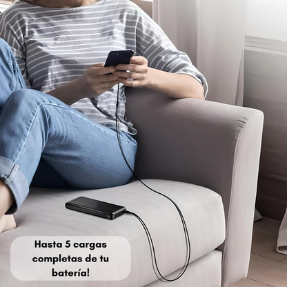 Power Bank Batería Externa Portátil Usb-c De Carga Rápida