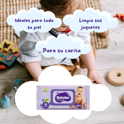 Toallitas Toallas Húmedas Hipoalergénicas Para Bebe Y Niños X45