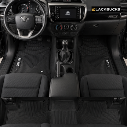 Juego Alfombras Toyota Hilux +2016 En Goma Especificas