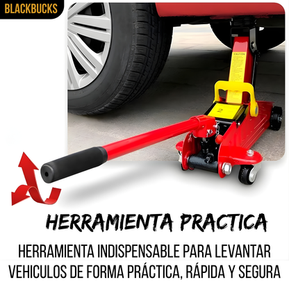 Gato De Carro Hidráulico Para Auto 2 Toneladas Carrito Móvil