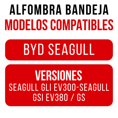Alfombra Bandeja Rígida Byd Seagull Juego 3d Original Auto