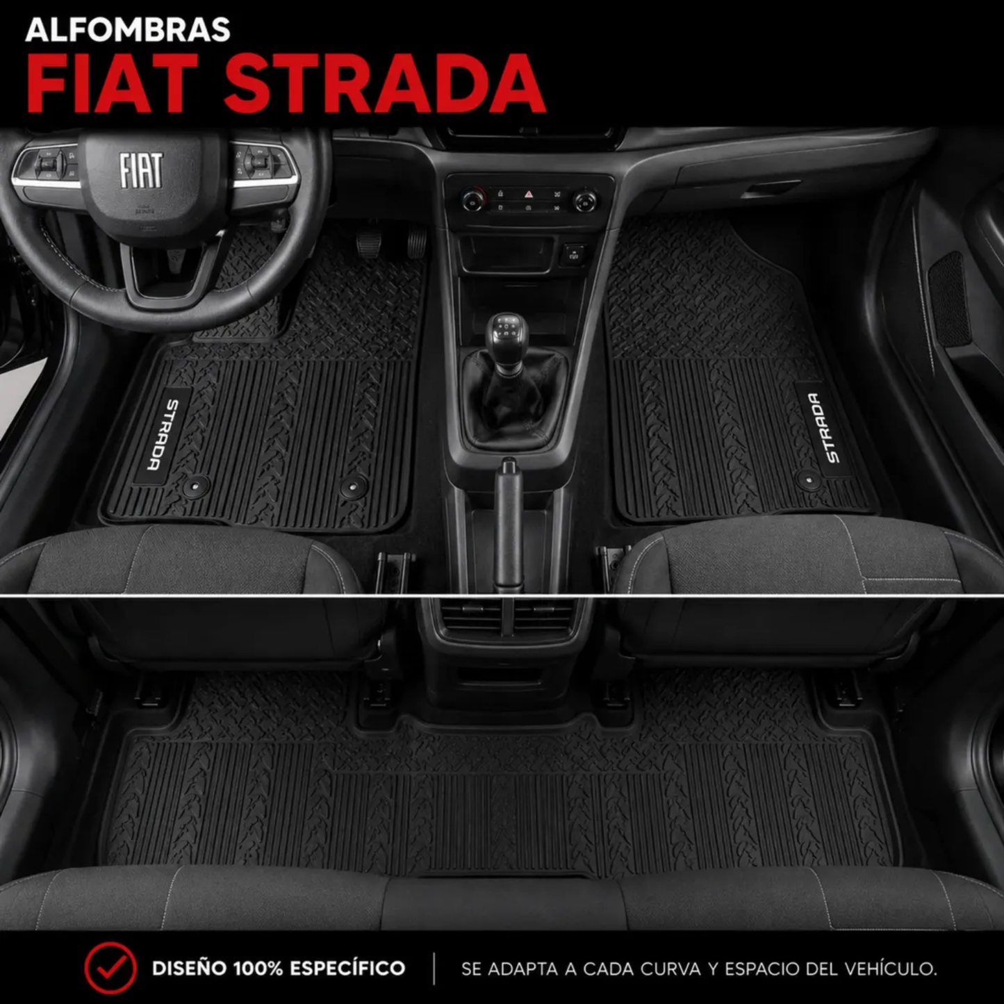 Alfombras Fiat Strada Juego Original Alfombras Especificas