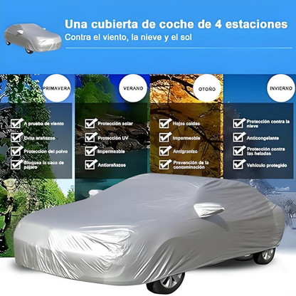 Funda Cubre Auto Cobertor Protector De Lona Impermeable Anti