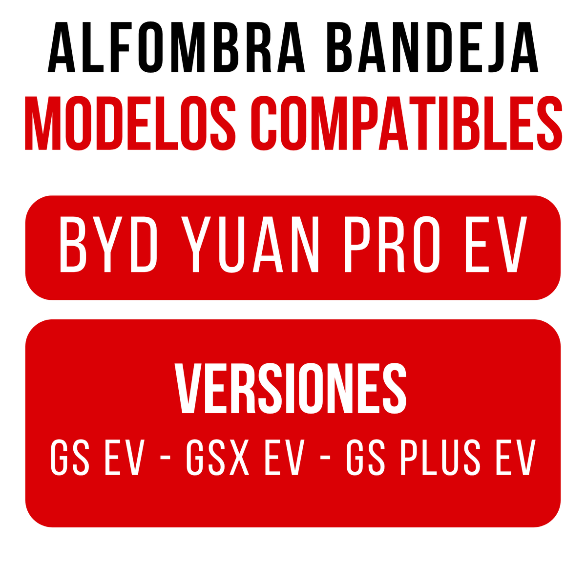 Alfombra Bandeja Rígida Byd Yuan Pro Juego 5d Original Suv