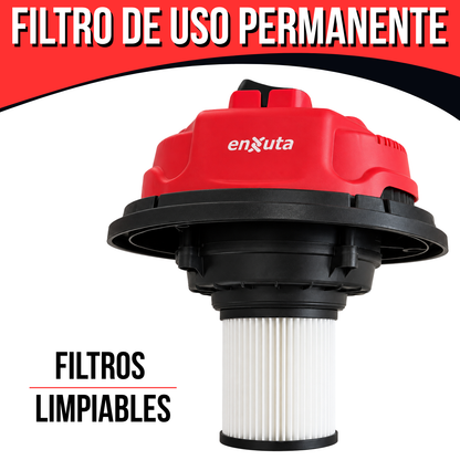 Aspiradora Industrial Profesional Sin Bolsa Enxuta 30l 1600w Aspiradora seco y humedo