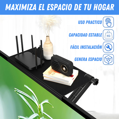 Soporte Para Canalera Tv Soporte Estante Repisa De Televisor