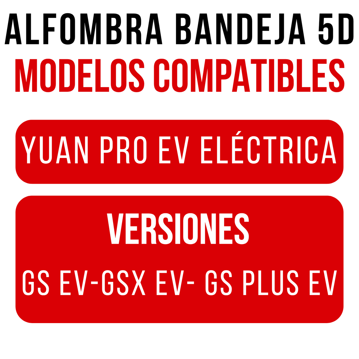 Alfombra Bandeja Rígida Byd Yuan Pro Juego 5d Original Suv