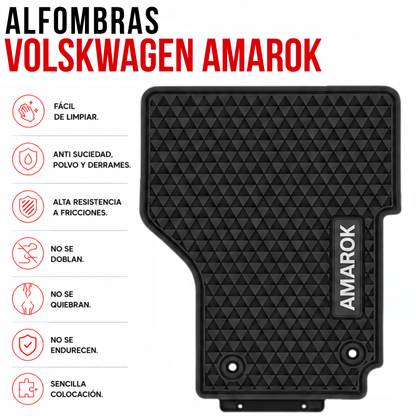 Juego Alfombra auto especifica VW Volskwagen AMAROK +2010