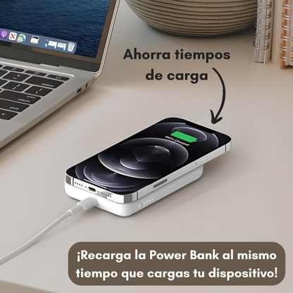 Power Bank Magnético Portátil Carga Rápida Magsafe Cargador