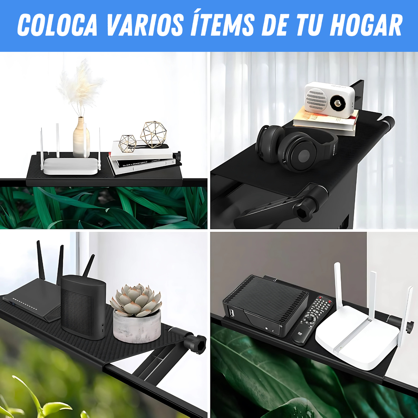 Soporte Para Canalera Tv Soporte Estante Repisa De Televisor