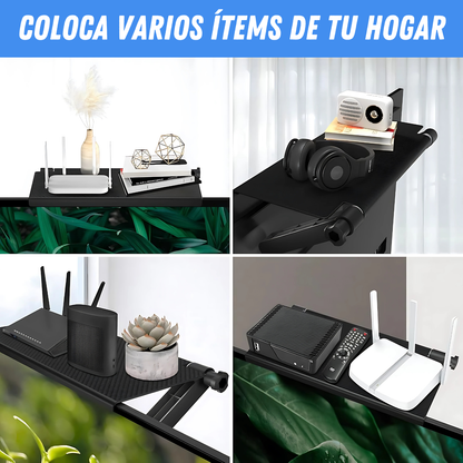 Soporte Para Canalera Tv Soporte Estante Repisa De Televisor
