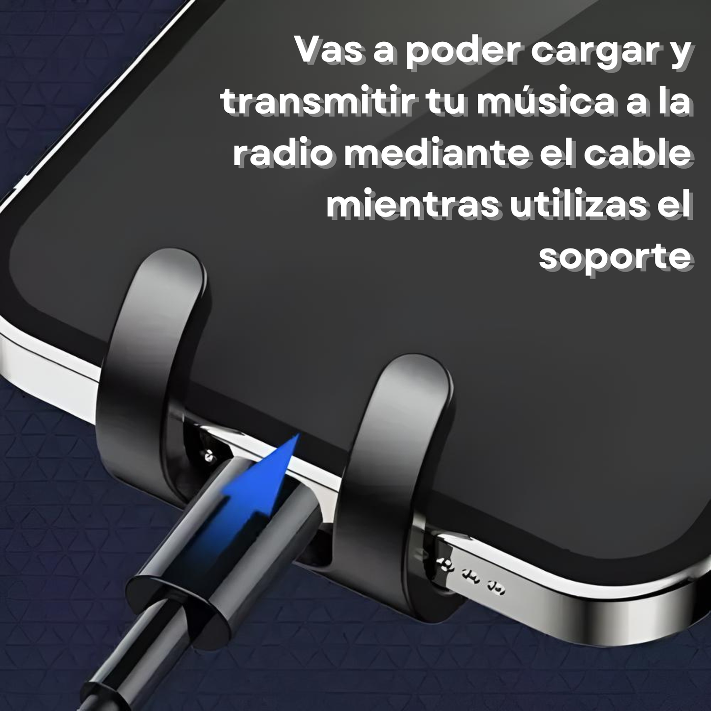 Soporte Para Celular De Auto Universal Ajustable En Rejilla