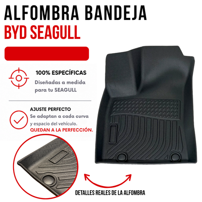 Alfombra Bandeja Rígida Byd Seagull Juego 5d Original Auto