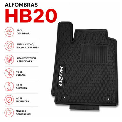 Juego Set Alfombras Hyundai Hb20 Especificas Originales