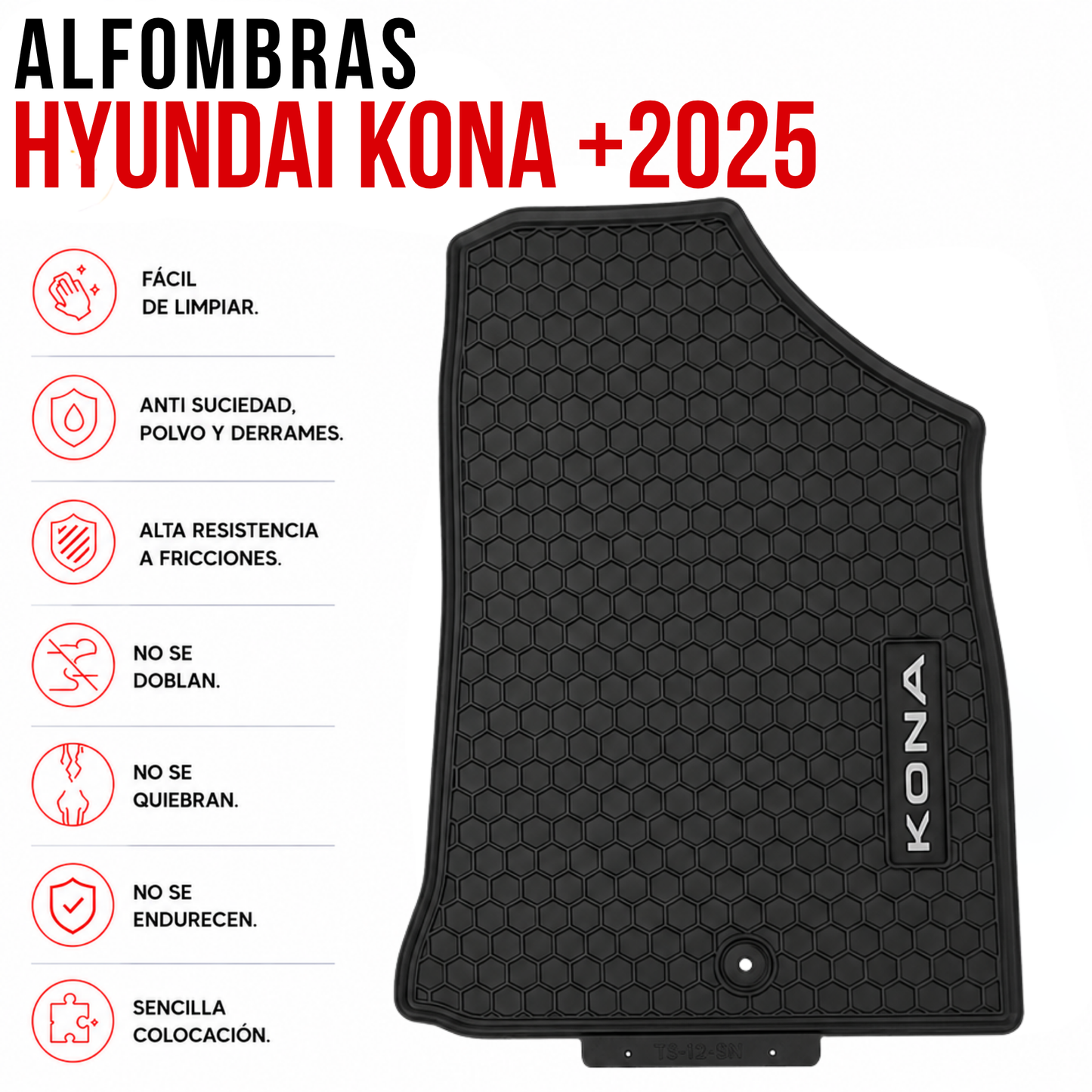 Juego alfombra HYUNDAI KONA HIBRIDA +2025 Específicas SUV