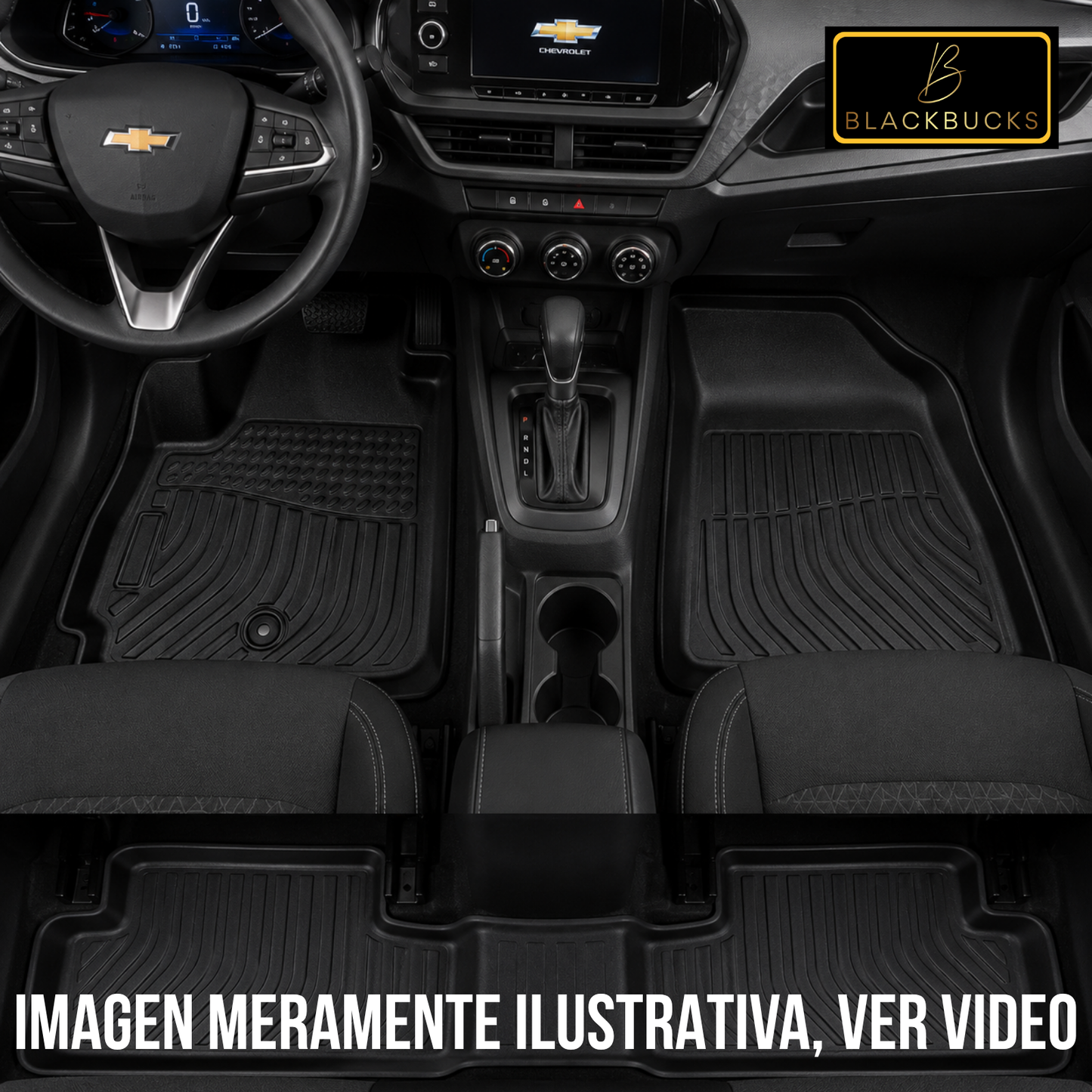 Alfombra CHEVROLET MONTANA Bandeja Rígida 5d Bandeja De Piso