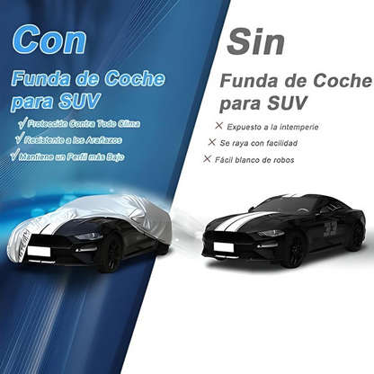 Funda Cubre Auto Cobertor Protector De Lona Impermeable Anti