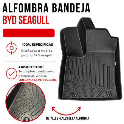 Alfombra Bandeja Rígida Byd Seagull Juego 3d Original Auto