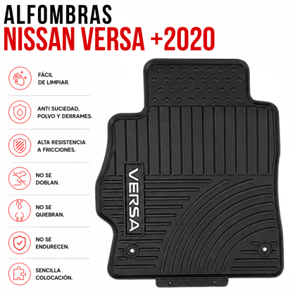 Juego alfombra Nissan Versa +2020 especificas originales