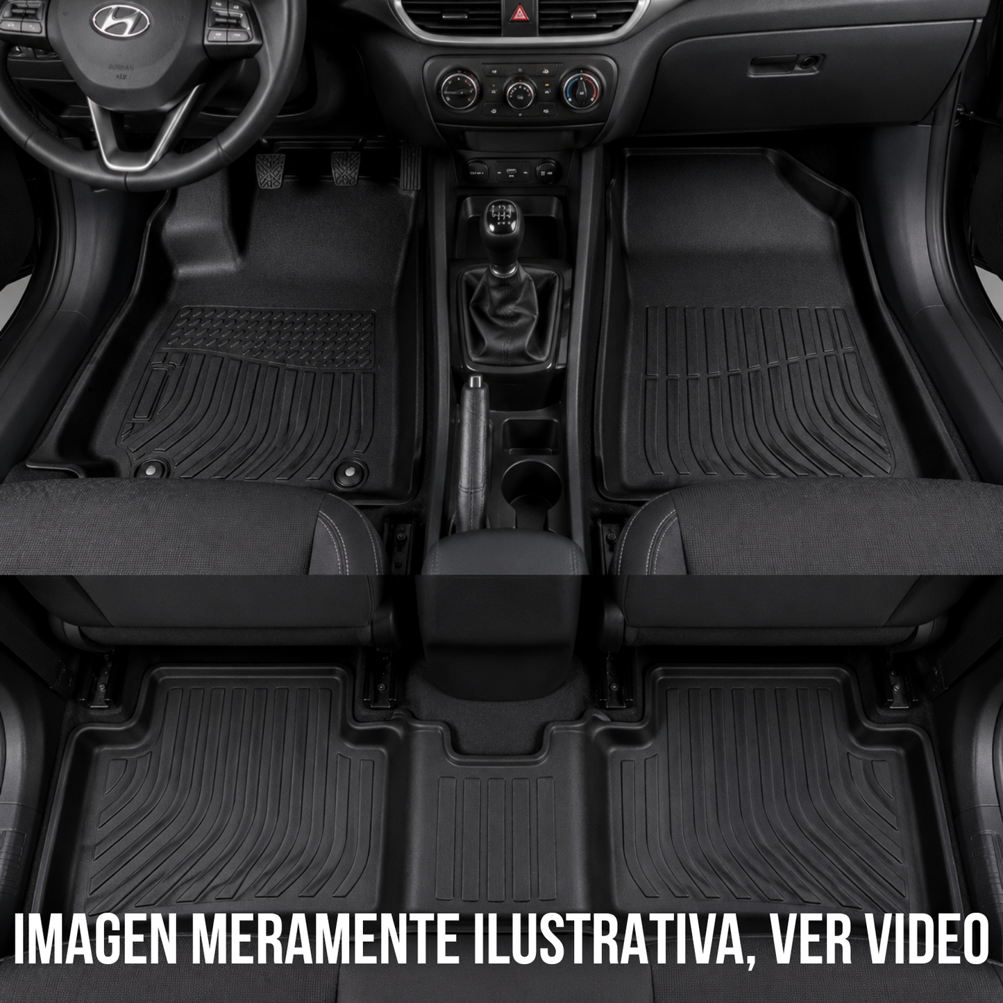 Alfombra HYUNDAI HB20 Bandeja Rígida 5d Bandeja De Piso