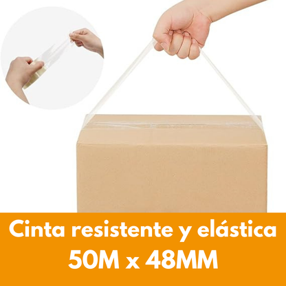 Cinta Adhesiva Embalaje Amarilla 48mm Pack 6 New Star Amarillo Liso
