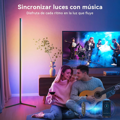 Barra Tira Led Rgb Esquinera Lampara Luces Ambilight Wifi Bt