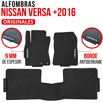 Juego Alfombra Nissan Versa +2016 Especificas Originales