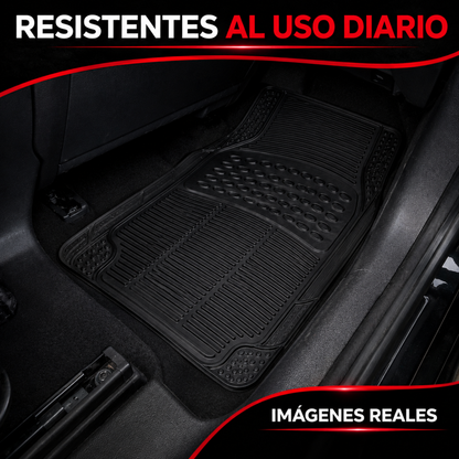 Juego Alfombra Para Auto De Goma Alfombras Universales Autos
