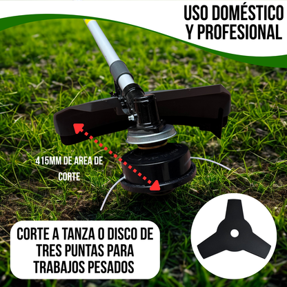 Desmalezadora Cortadora De Pasto Bordeadora A Nafta 52cc 2t