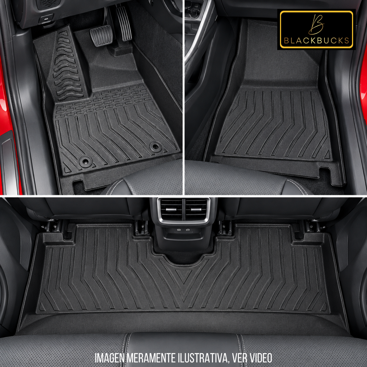 Alfombra Bandeja Rígida Byd Yuan Pro Juego 5d Original Suv