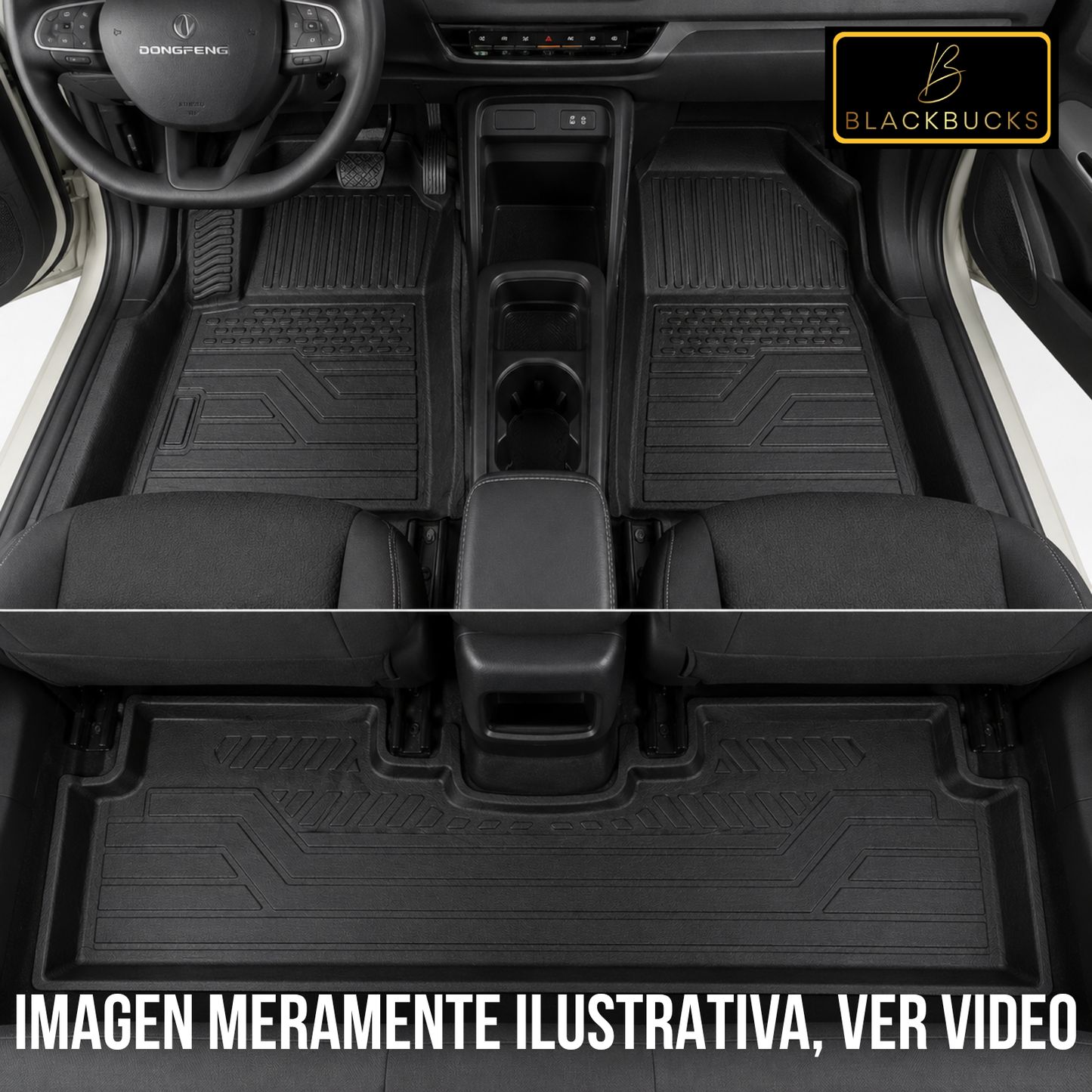 Alfombra Dongfeng Nammi y SUV VIGO Juego Bandeja Rígida 5d Original