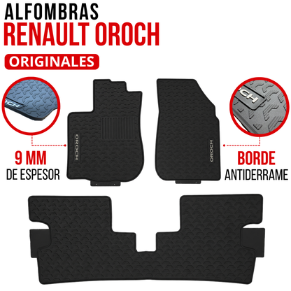 Juego alfombras auto Renault Oroch específicas originales